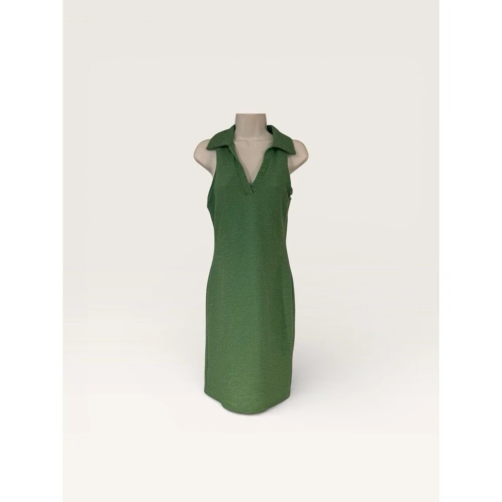 Louna Collared Ribbed Dress Size Small - Picture 10 of 11